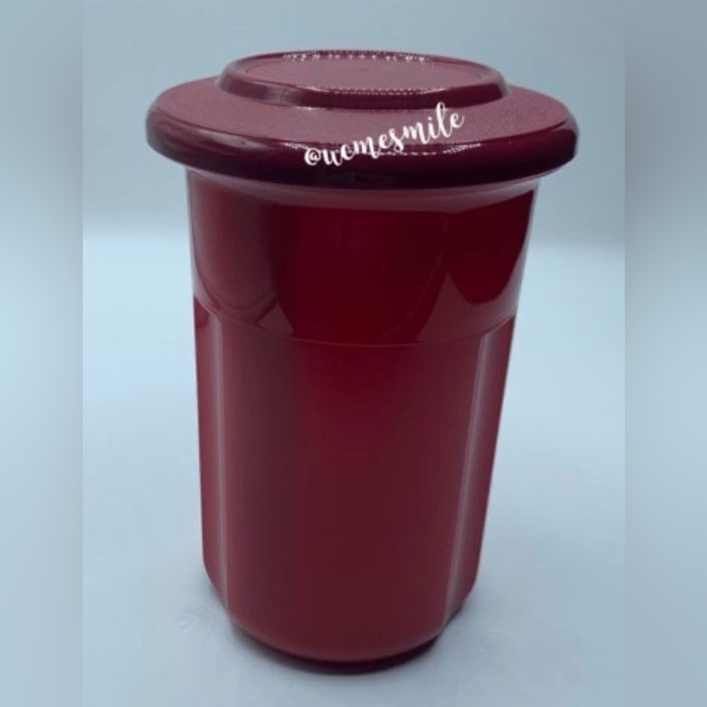 Tupperware Mini Pick-A-Deli Two Red Wine Tone Keeper